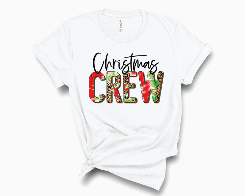 Christmas Crew Tie Dye Leopard - Transfer