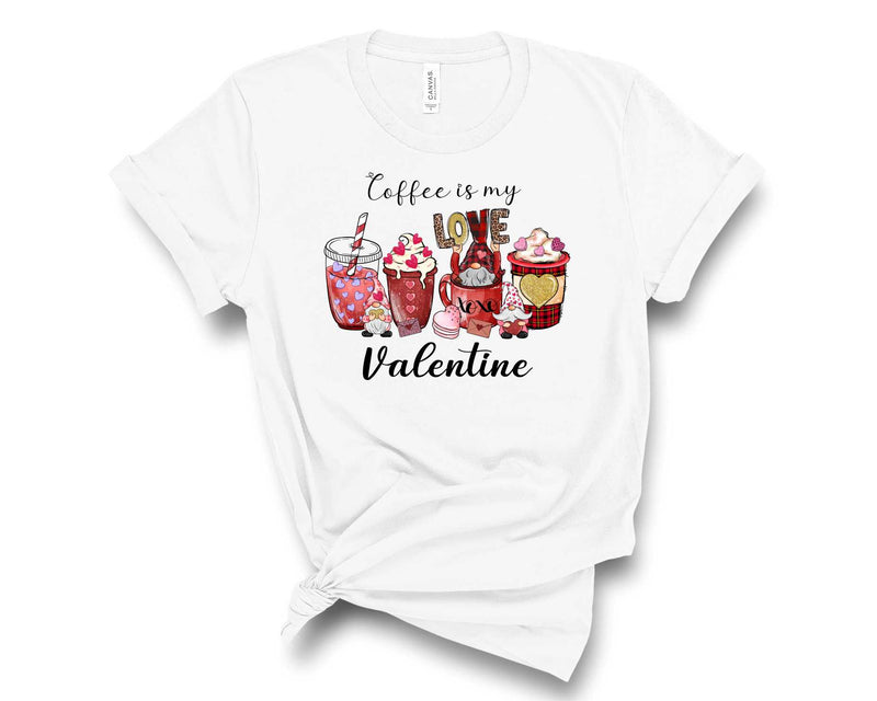 Coffee is my Valentine Gnome - Transfer