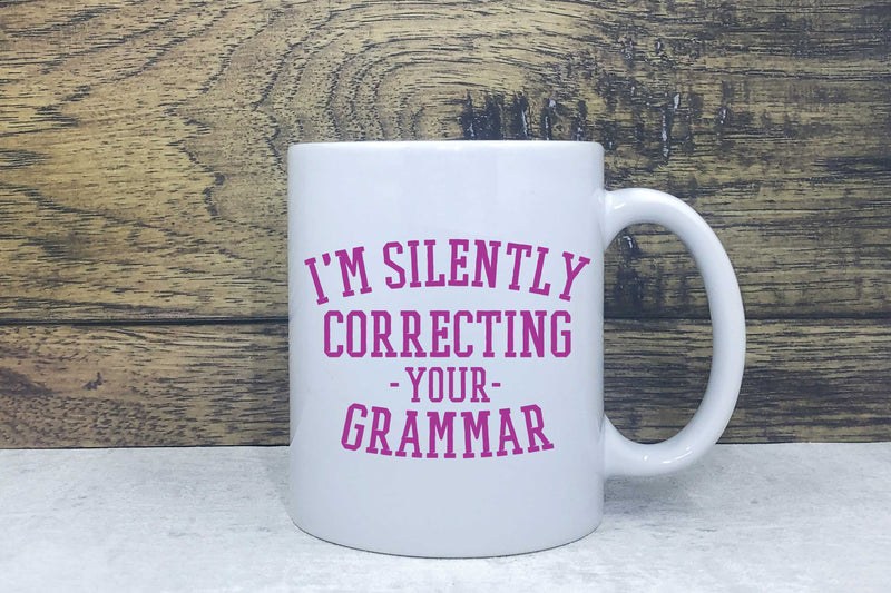 Ceramic Mug - Correcting your grammar