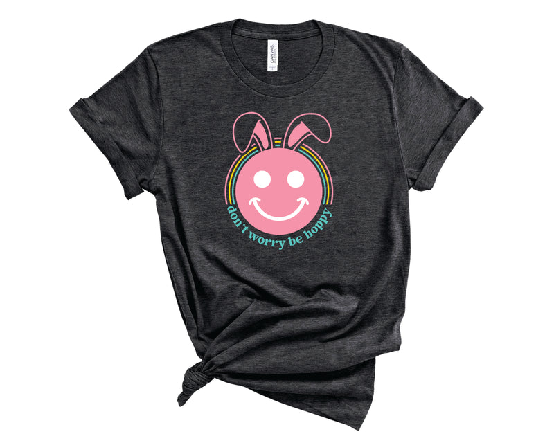 Don't Worry be Hoppy Ears Pink - Transfer