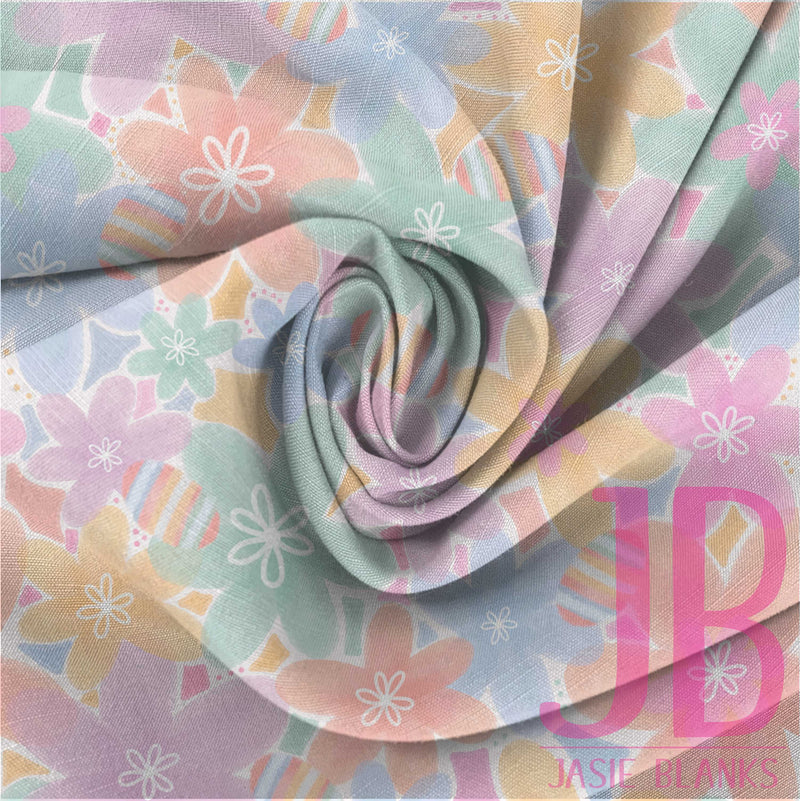 Easter Floral Fabric