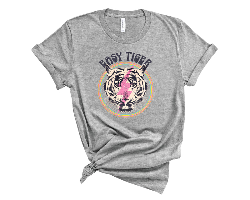 Easy Tiger Lightning Pink - Graphic Tee