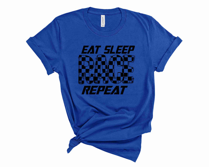 Eat, Sleep, RACE, Repeat  - Graphic Tee