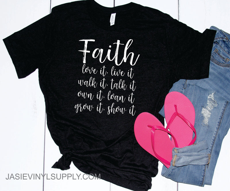 Faith Live it Love it - Transfer
