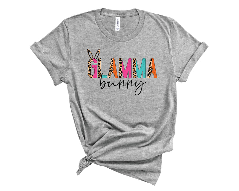 Glamma Bunny Leopard Bright - Graphic Tee