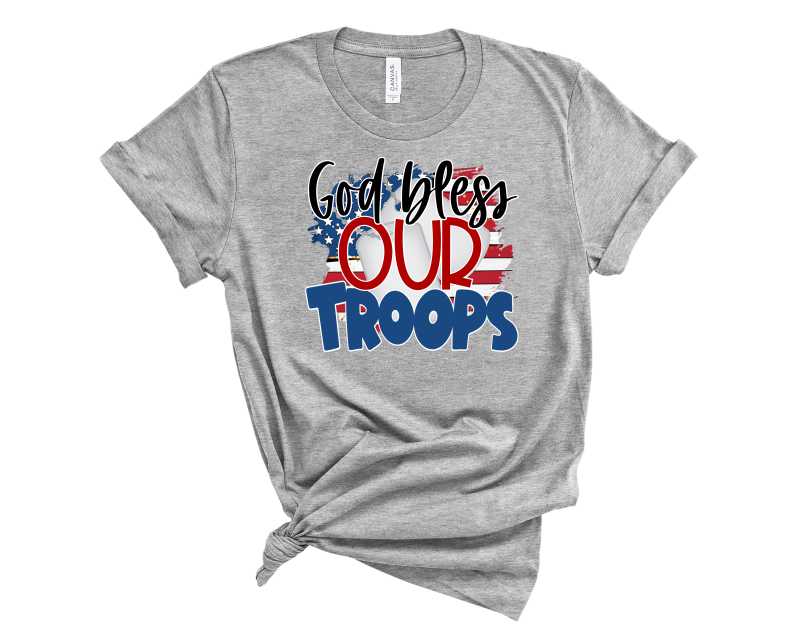 God Bless Our Troops- Transfer