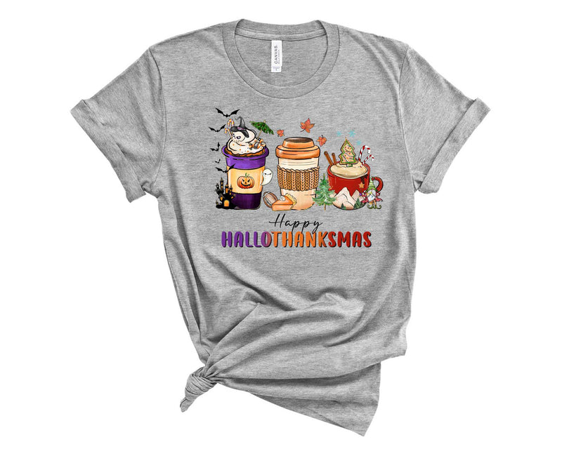 HAPPY HALLOTHANKSMAS Bats - Graphic Tee