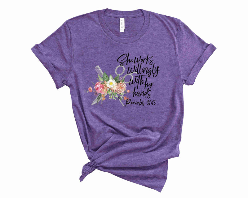 Hairstylists Proverbs 31:13- Graphic Tee