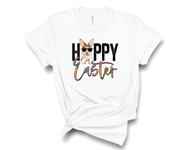 Happy Easter Bunny Tie Dye Leopard - Transfer