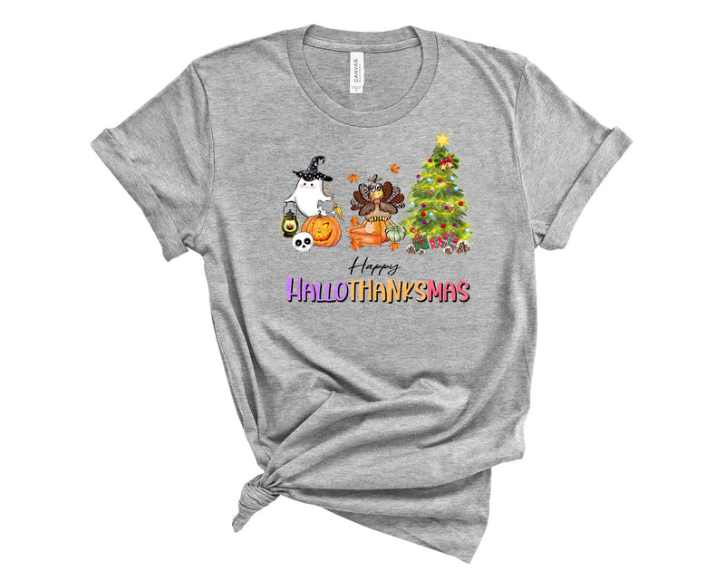 Happy Hallothanksmas Boo Turkey - Graphic Tee