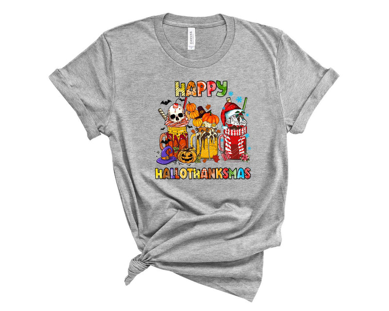 Happy Hallothanksmas Milkshake - Graphic Tee