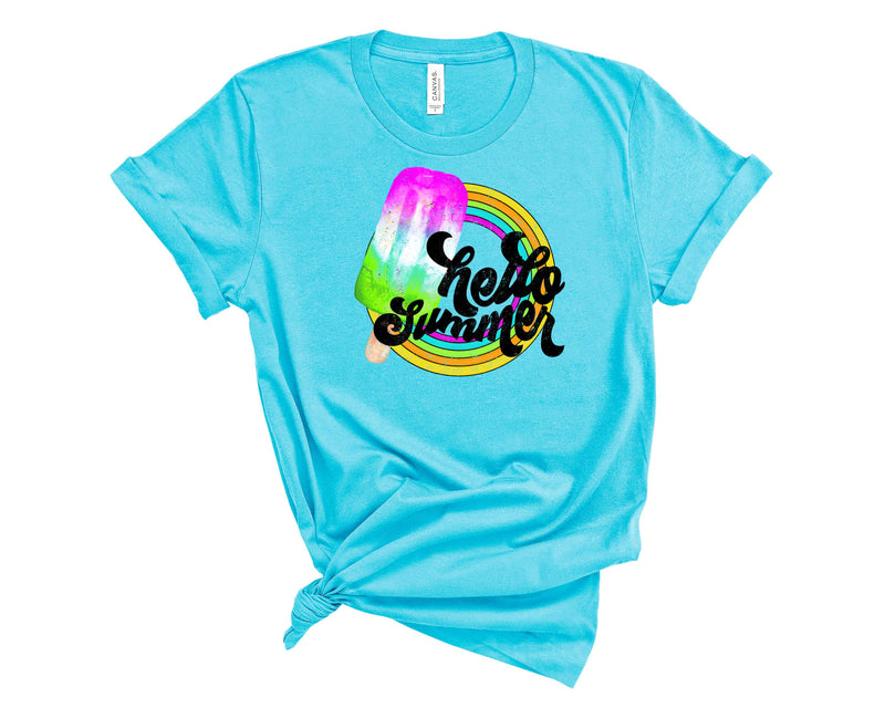 Hello Summer Popsicle - Graphic Tee
