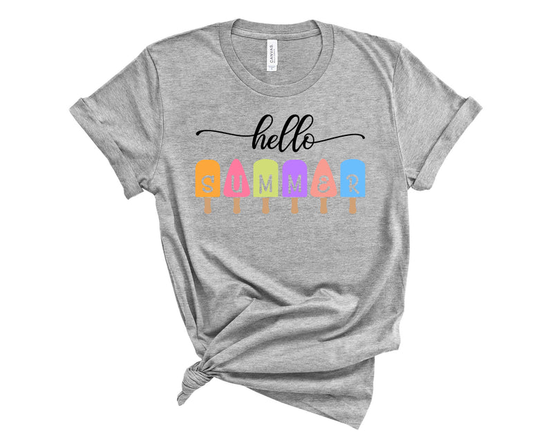 Hello Summer Popsicle - Graphic Tee