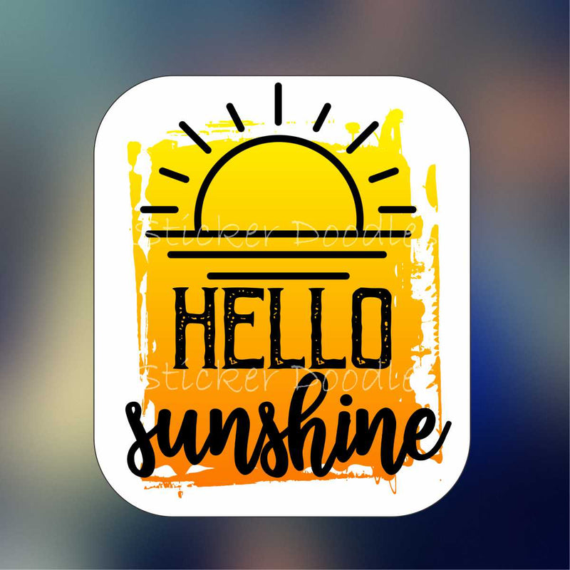 Hello Sunshine 2- Sticker