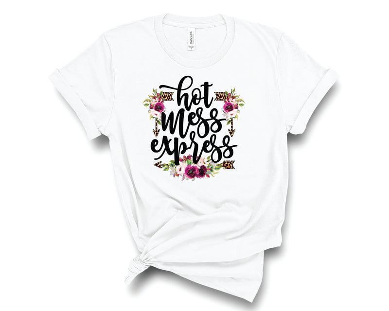 Hot Mess Express leopard - Graphic Tee