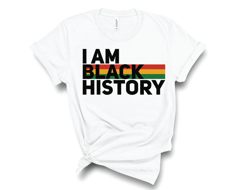 I Am Black History Stripes - Graphic Tee