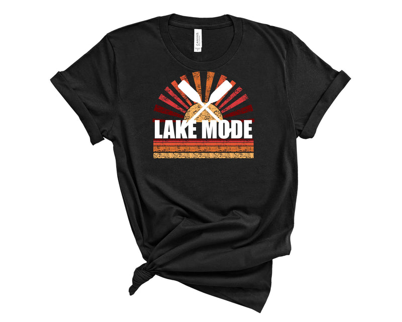 Lake Mode Burst White - Graphic Tee