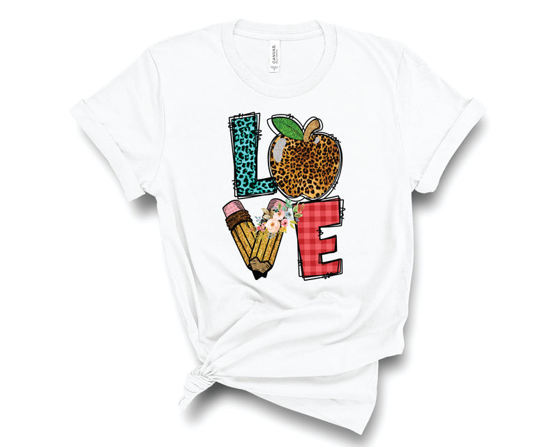 Love Doodle Pencil - Graphic Tee