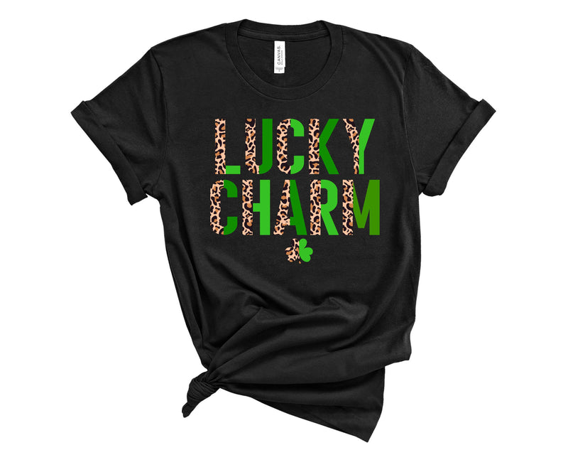 Lucky Charm Half Leopard - Graphic Tee
