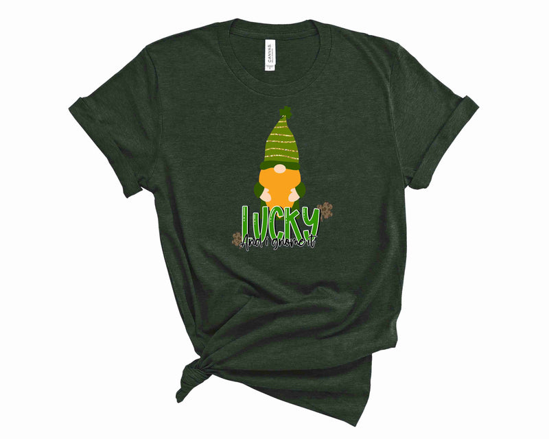Lucky and I gnome it  - Graphic Tee