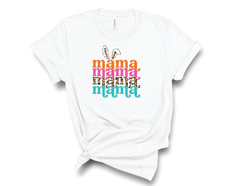 Mama Easter Stacked Leopard Bright - Transfer