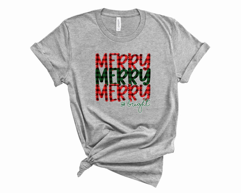 Merry Merry Merry and bright - Graphic Tee