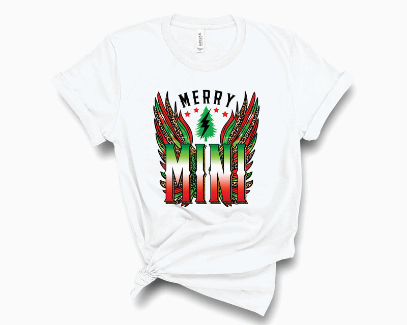 Merry Mini Retro Wings- Graphic Tee