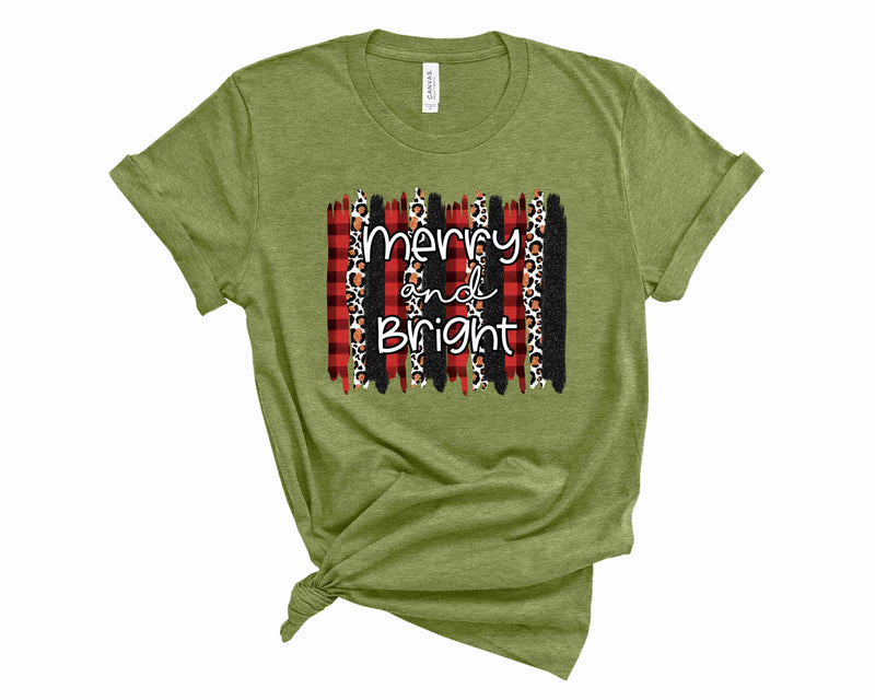 Merry and Bright brushstrokes - Transfer