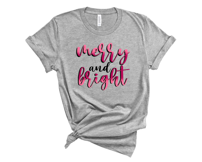 Merry and bright pink - Transfer