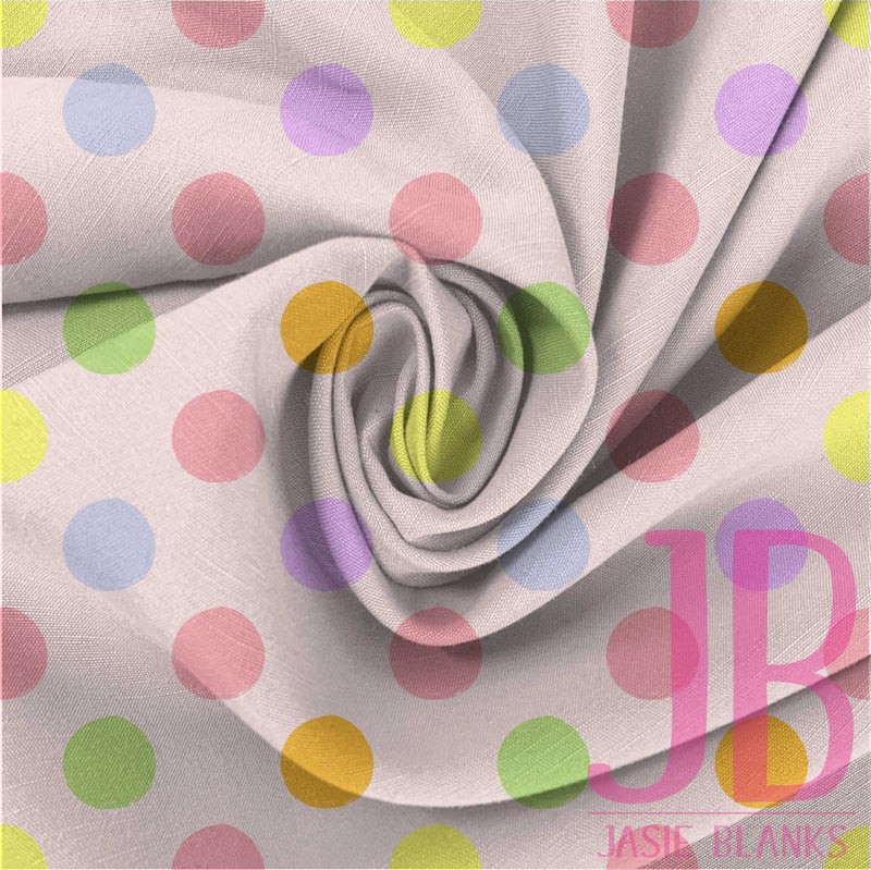 Pastel Polkadots Fabric