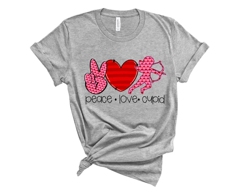 Peace Love Cupid Pink- Transfer