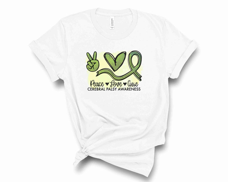 Peace Love Cure CP- Graphic Tee