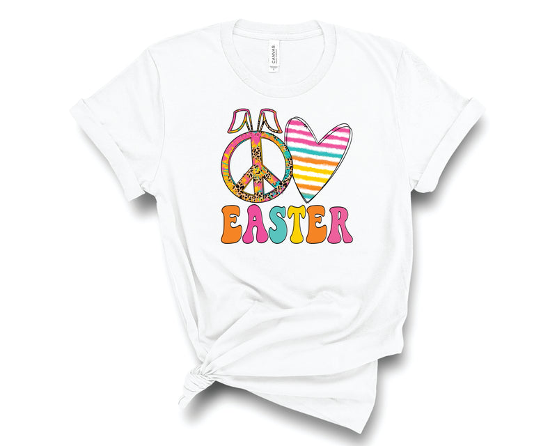 Peace Love Easter Colorful - Transfer
