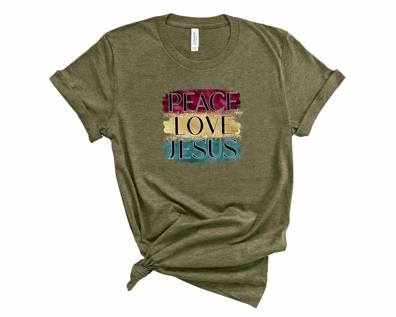 Peace Love Jesus - Graphic Tee