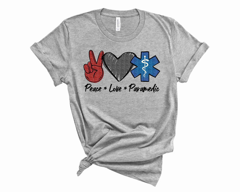 Peace Love Paramedic - Graphic Tee