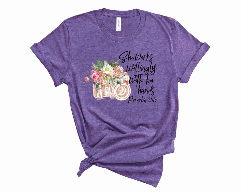 Photography Proverbs 31:13- Graphic Tee