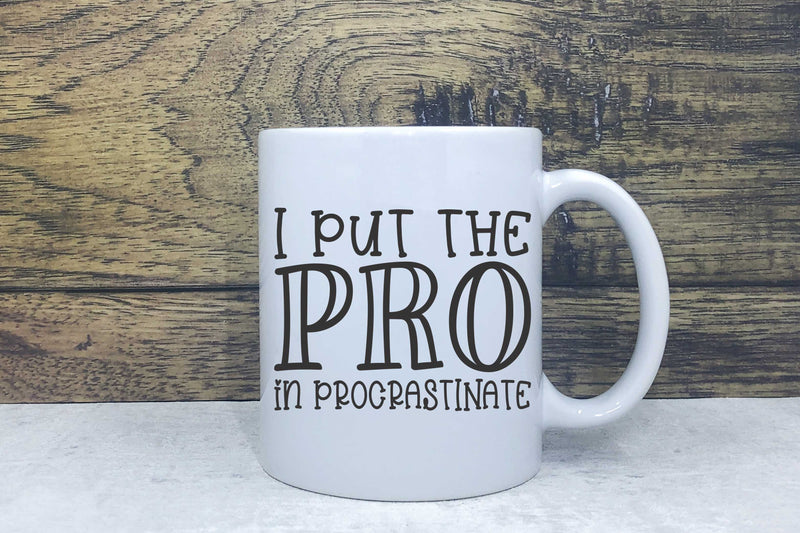 Ceramic Mug - Pro in Procrastinate