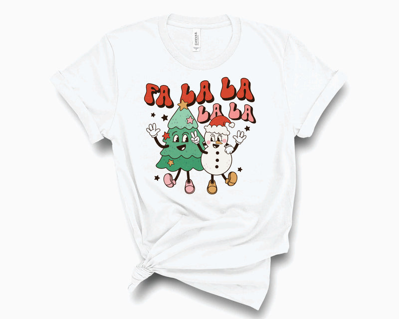 Retro Fa La La Tree- Graphic Tee