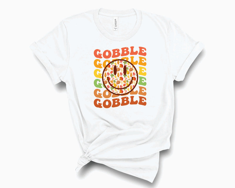 Retro Gobble Smiley- Transfer