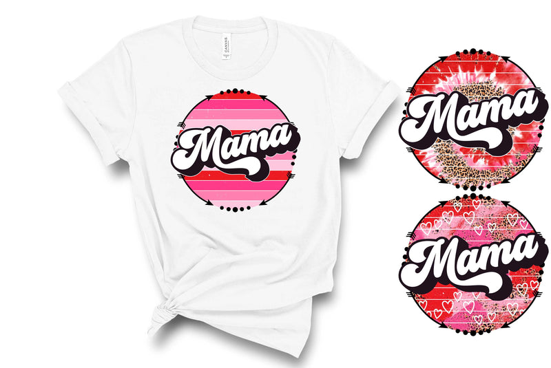 Retro Mama Circle  - Graphic Tee