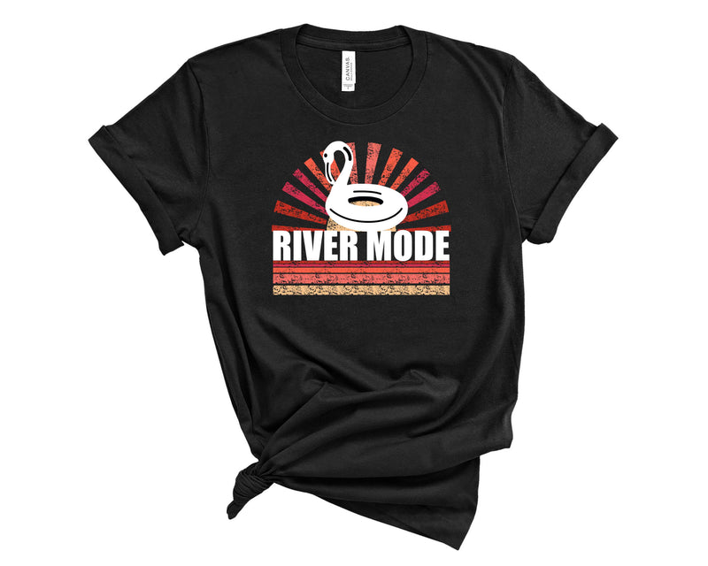 River Mode burst White - Graphic Tee