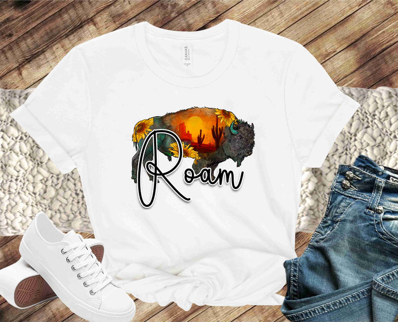 Roam Buffalo- Graphic Tee