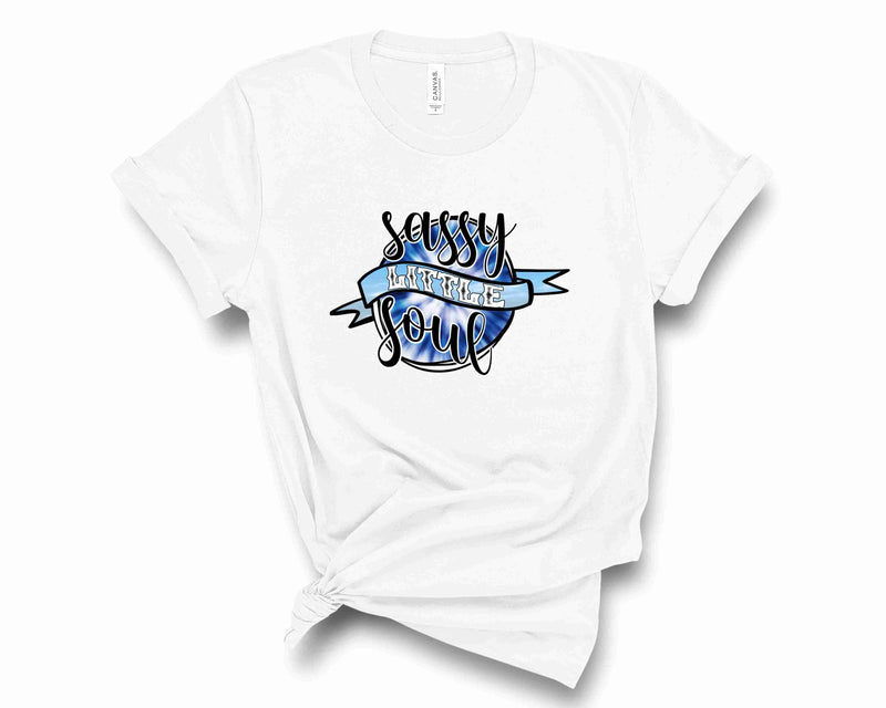 Sassy Little Soul - Blue Tie Dye - Graphic Tee