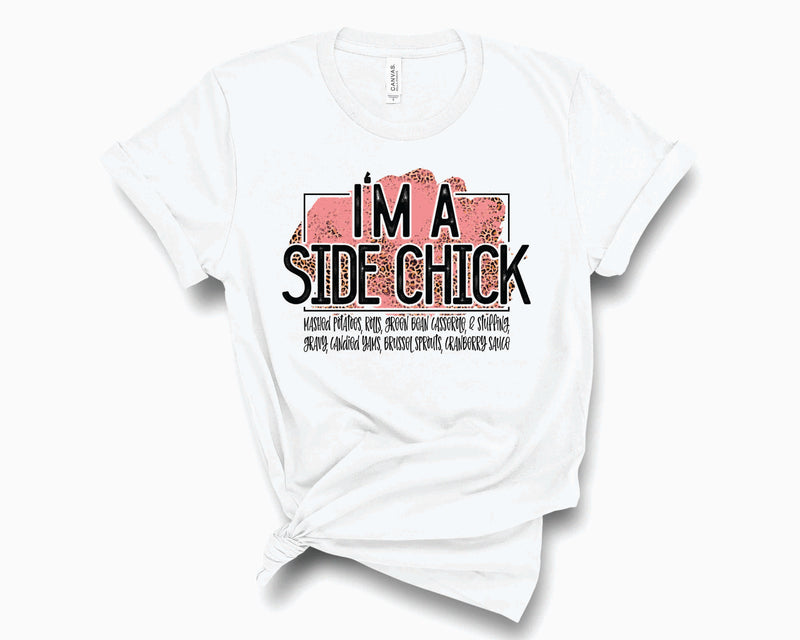 Side Chick Leopard- Graphic Tee