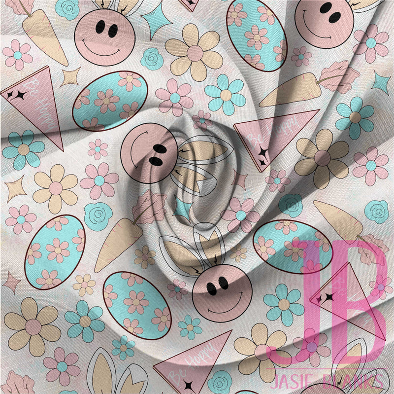 Smiley Bunnies Fabric