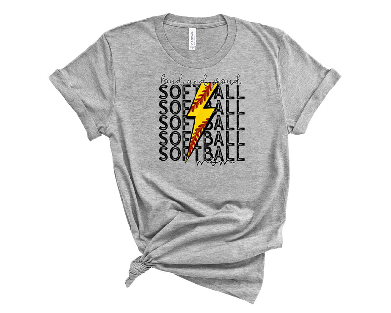 Softball Mom Bolt - Graphic Tee