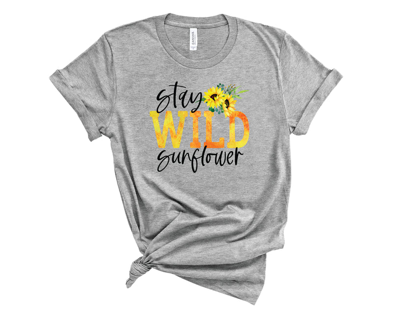 Stay Wild Sunflower - Graphic Tee