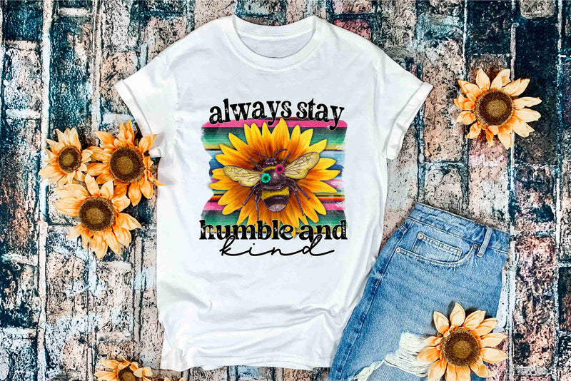 Sunflower Always Humble & Kind - Graphic Tee