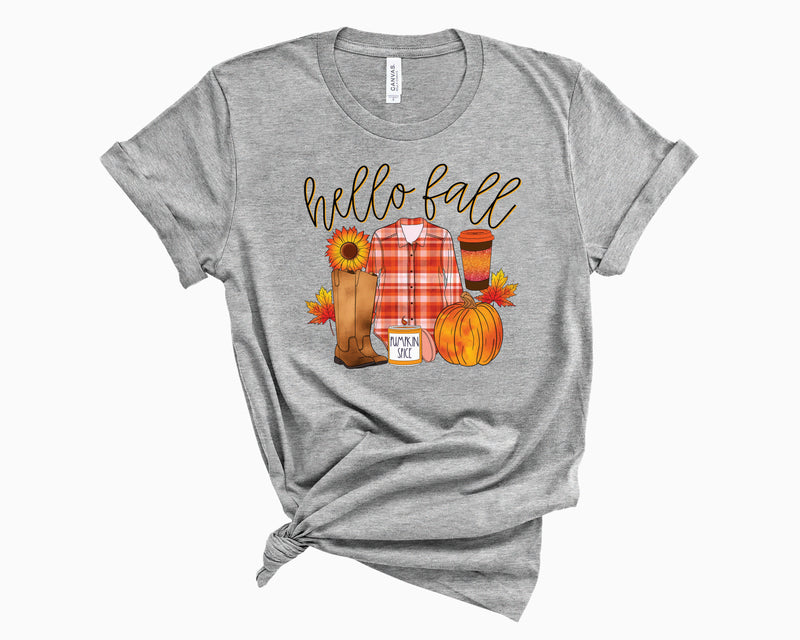 Sunflower Hello Fall - Graphic Tee