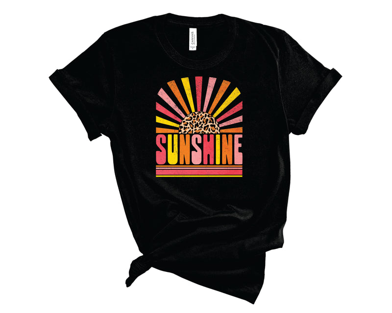 Sunshine Leopard Retro - Graphic Tee